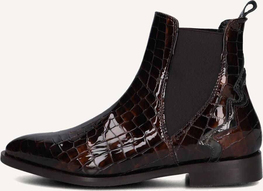 STEFANO LAURAN Enkellaarsjes Dames S3298 Maat: 36 Materiaal: Lakleer Kleur: Bruin - Foto 4