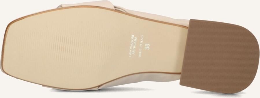 STEFANO LAURAN Slippers Dames Siena Maat: 36 Materiaal: Leer Kleur: Beige - Foto 2
