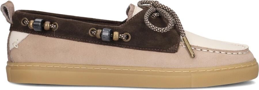 STEFANO LAURAN Instappers Dames Silk-06 Leer Beige