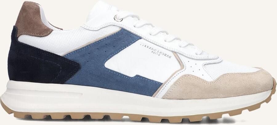 STEFANO LAURAN Lage Sneakers Heren Star 005 Maat: 44 Materiaal: Textiel Kleur: Wit