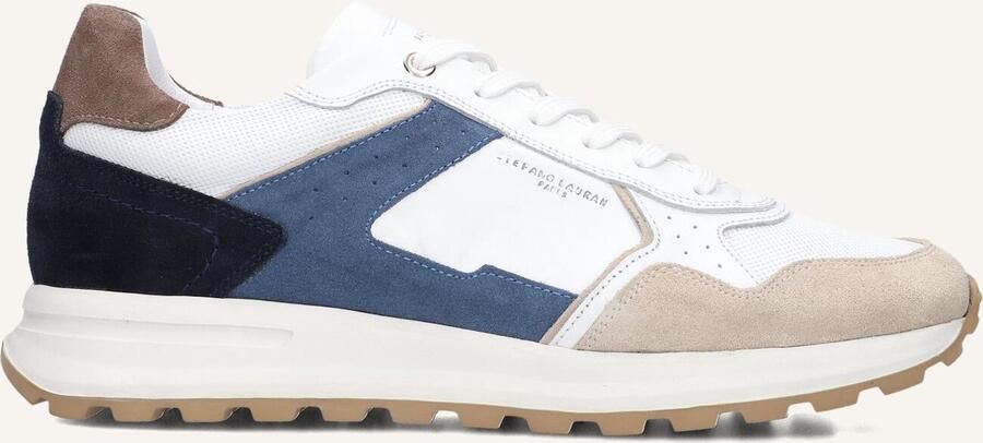 STEFANO LAURAN Lage Sneakers Heren Star 005 Maat: 44 Materiaal: Textiel Kleur: Wit