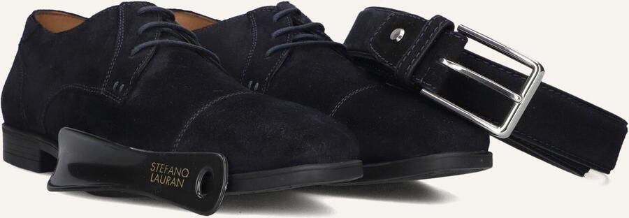 STEFANO LAURAN Nette Schoenen Heren Veter Maat: 42 5 Materiaal: Suède Kleur: Blauw - Foto 3