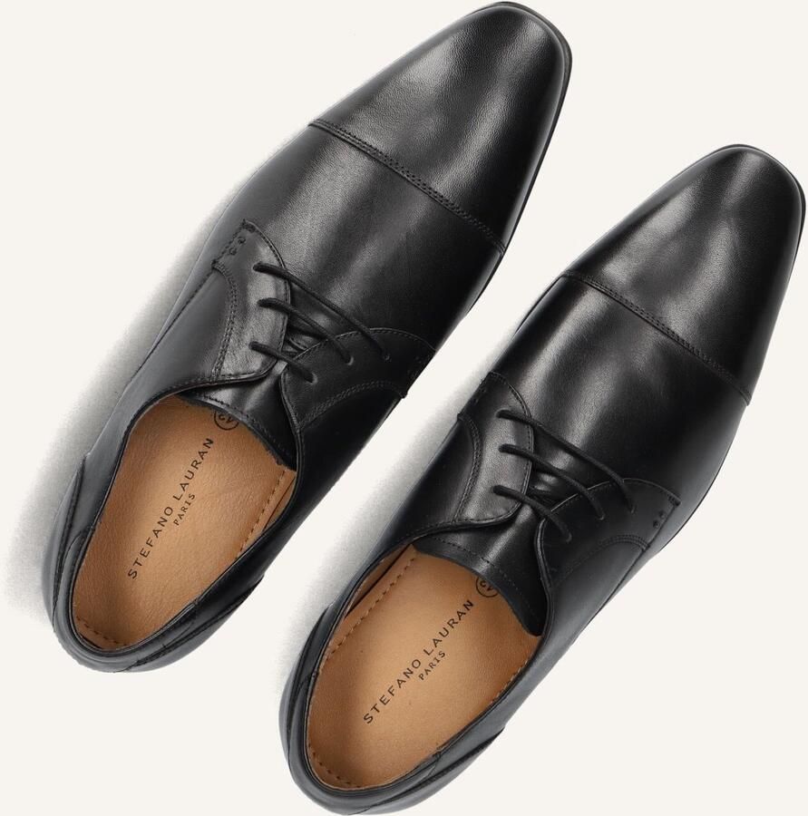STEFANO LAURAN Nette Schoenen Heren Veter Maat: 42 Materiaal: Leer Kleur: Zwart - Foto 3