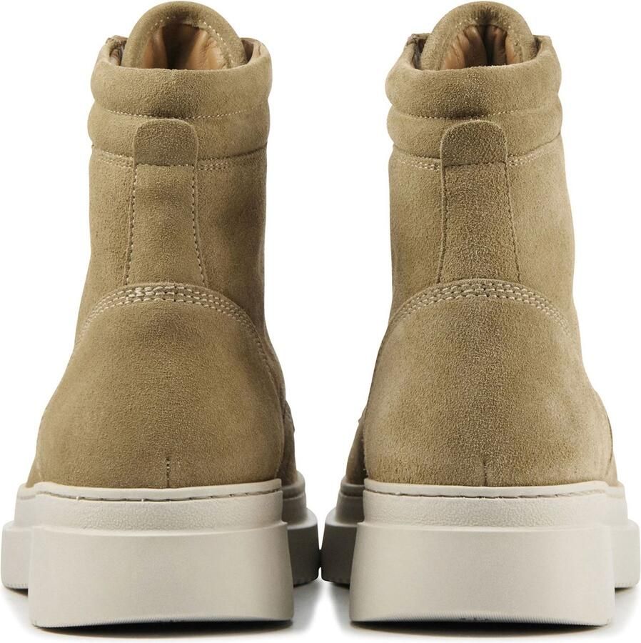 Stefano Lauran Veterboots Heren Boots Laarzen Herenschoenen Suède S3073 Zand