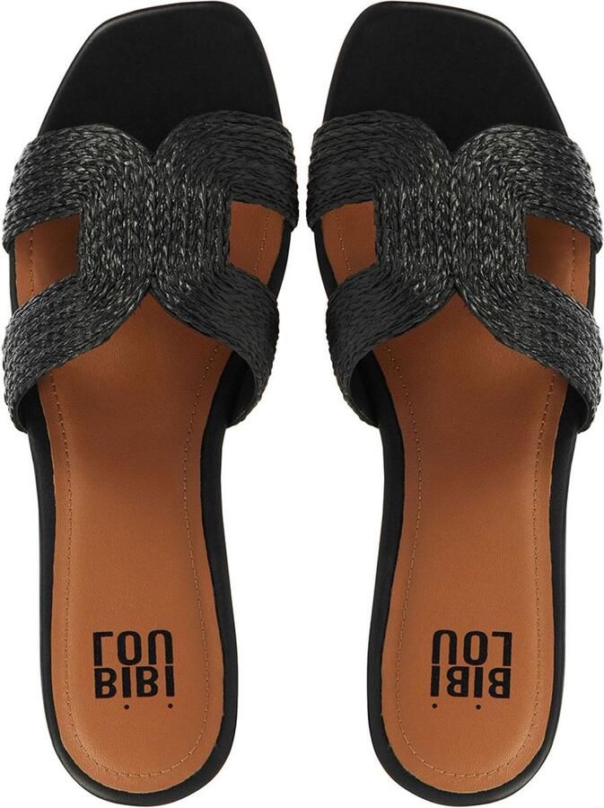 BiBi Lou Sandalen Dames Damesschoenen Leer Blokhak hoogte 5 cm 841Z70HG Goud - Foto 9