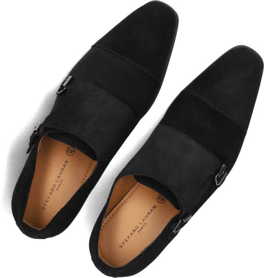 STEFANO LAURAN Nette Schoenen Heren Gesp Maat: 42 Materiaal: Suède Kleur: Zwart - Foto 2