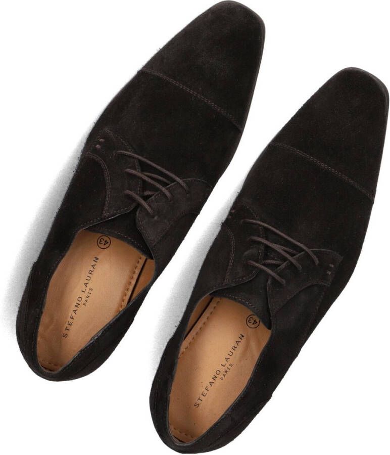 STEFANO LAURAN Nette Schoenen Heren Veter Maat: 42 5 Materiaal: Suède Kleur: Bruin - Foto 2