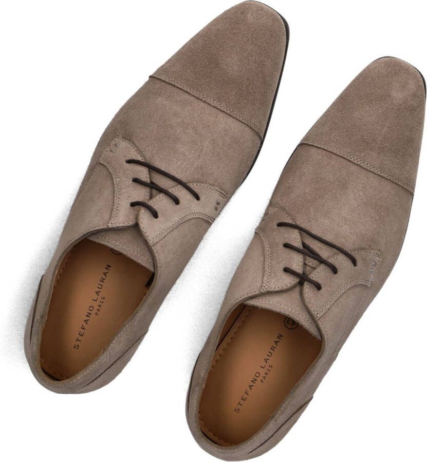 STEFANO LAURAN Nette Schoenen Heren Veter Maat: 42 5 Materiaal: Suède Kleur: Beige - Foto 2