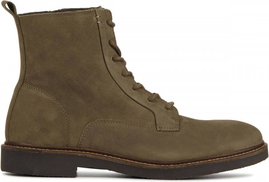 Stefano Lauran Veterboots Heren Boots Laarzen Herenschoenen Nubuck S3055 Taupe