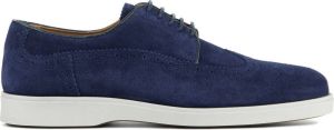 Stefano Lauran Veterschoenen Heren Schoenen Suède S3037min Blauw