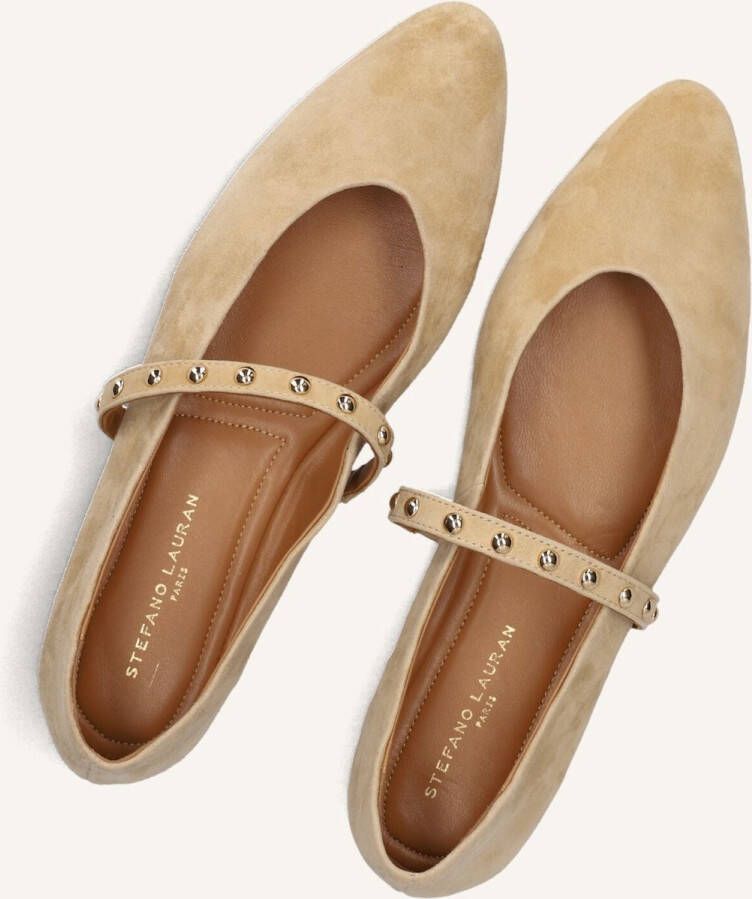 STEFANO LAURAN Ballerina Dames X1417 Maat: 40 Materiaal: Suède Kleur: Beige - Foto 3