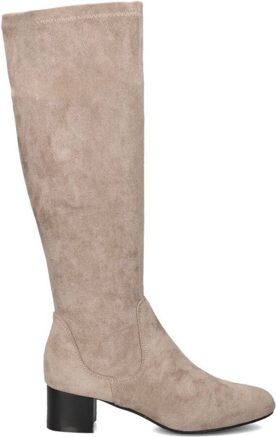 STEFANO LAURAN Hoge Laarzen Dames Xtm16891-1 Maat: 39 Materiaal: Suèdelook Kleur: Taupe - Foto 2