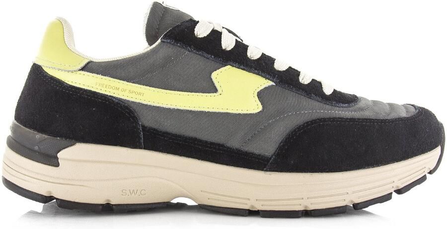 Stepney Workers Club S.W.C Osiel S-Strike asphalt lime Suede Unisex