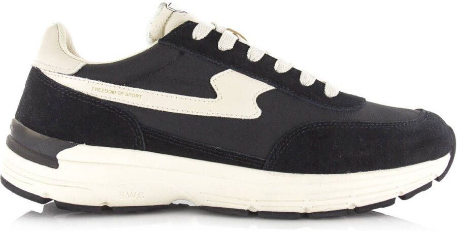 S.w.c. Stepney Workers Club Suede Mix Strike Modello Sneakers Black
