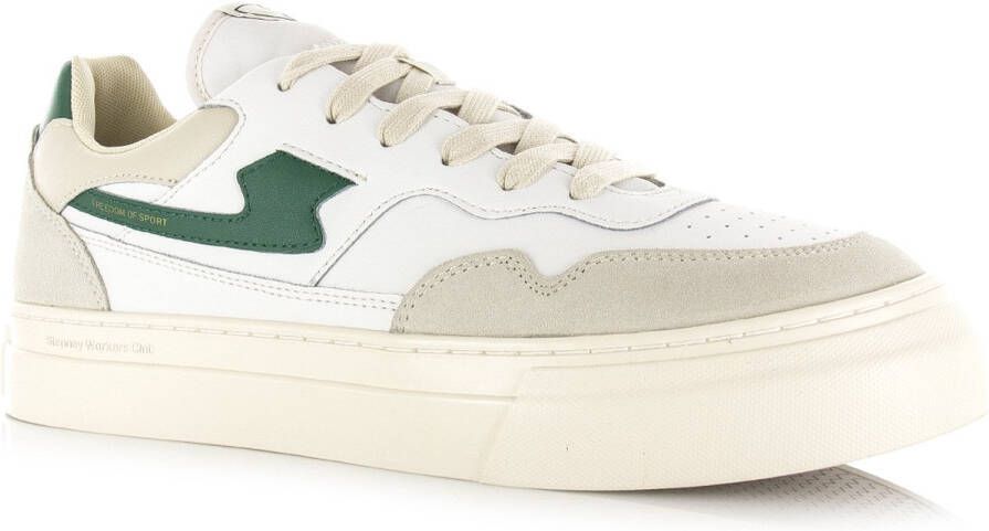 Stepney Workers Club S.W.C Pearl S-Strike Leather groen Leer Unisex