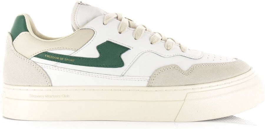 Stepney Workers Club S.W.C Pearl S-Strike Leather groen Leer Unisex