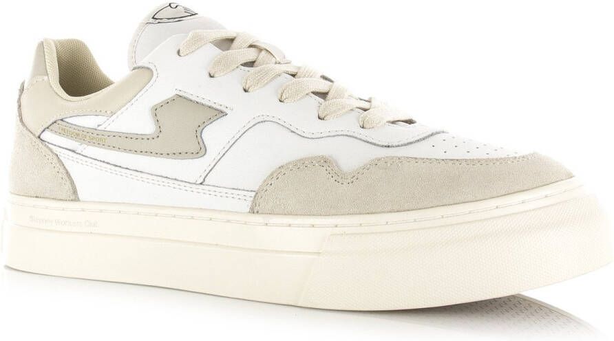 Stepney Workers Club S.W.C Pearl S-Strike Leather wit Leer Unisex