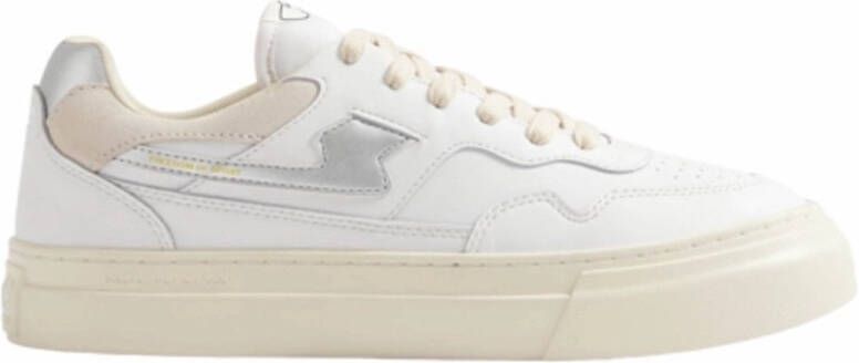 Stepney Workers Club Women Pearl S-Strike Leather White Silver