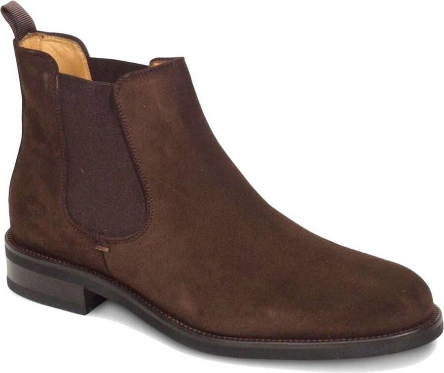 Steppin' Out Chelsea Boots Suède Bruin Heren