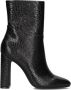 Steve Madden Aisha Enkellaarsjes Enkelboots met rits Dames Zwart - Thumbnail 2
