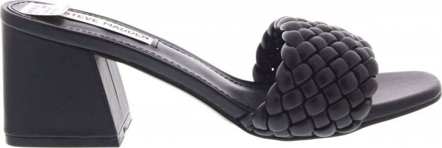 STEVE MADDEN Aspyn Zwart Leer Sandalen met hak Dames - Foto 3