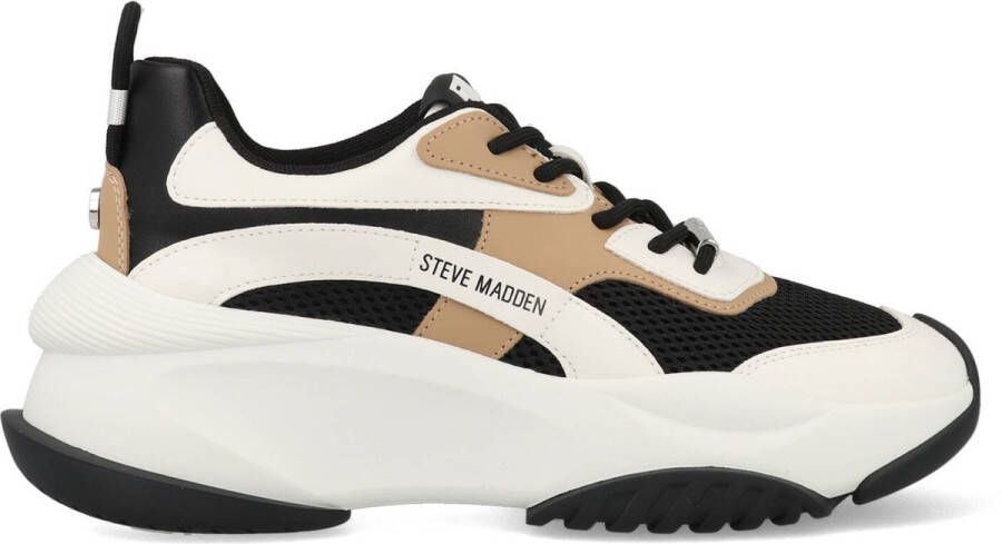Steve Madden Belissimo Lage sneakers Dames Zwart