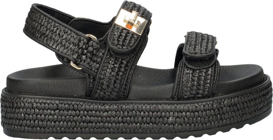 Steve Madden Bigmona Black Raffia