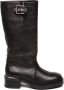 Steve Madden Bonna Boot Zwarte Leren Dameslaars met Gespdetails Vrouwen - Thumbnail 2