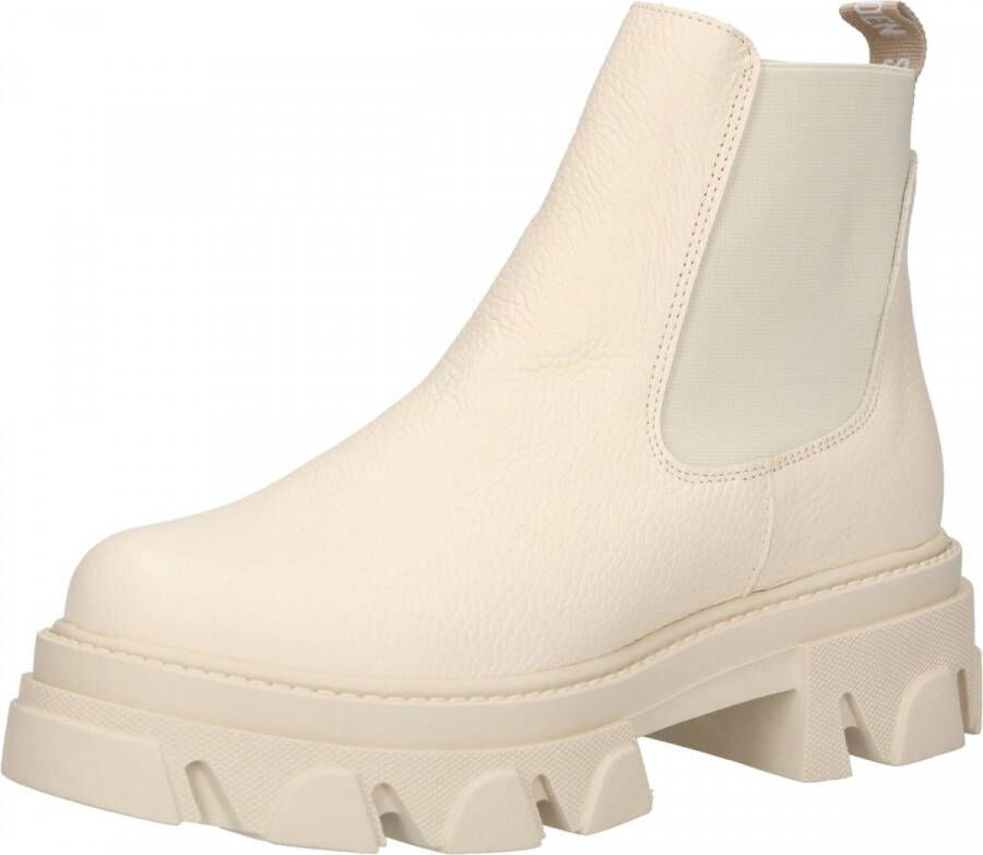 Steve Madden Mixture chunky leren chelsea boots off white - Foto 4