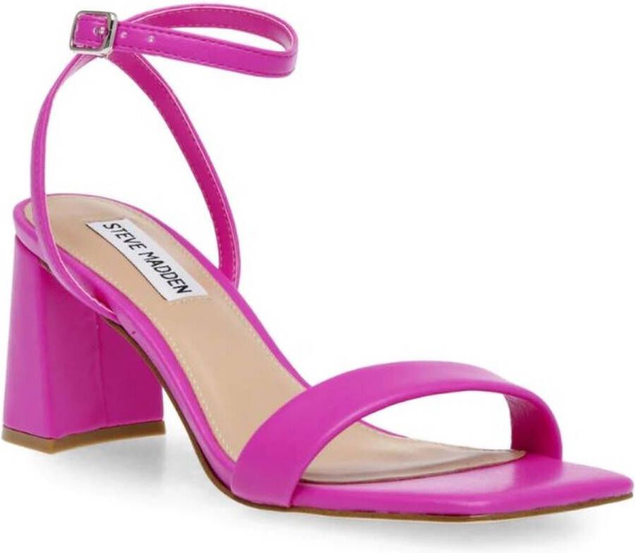 STEVE MADDEN Luxe sandal Roze Synthetisch Sandalen met hak Dames