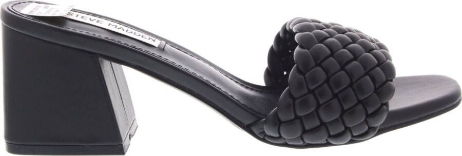 STEVE MADDEN Aspyn Zwart Leer Sandalen met hak Dames - Foto 3