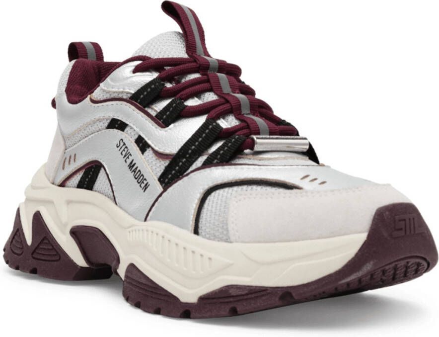 Steve Madden Dames Sneaker Animates-e Wine grey