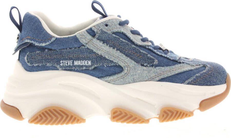 Steve Madden Dames Sneakers Possession-e Denim Multi Jeansblauw