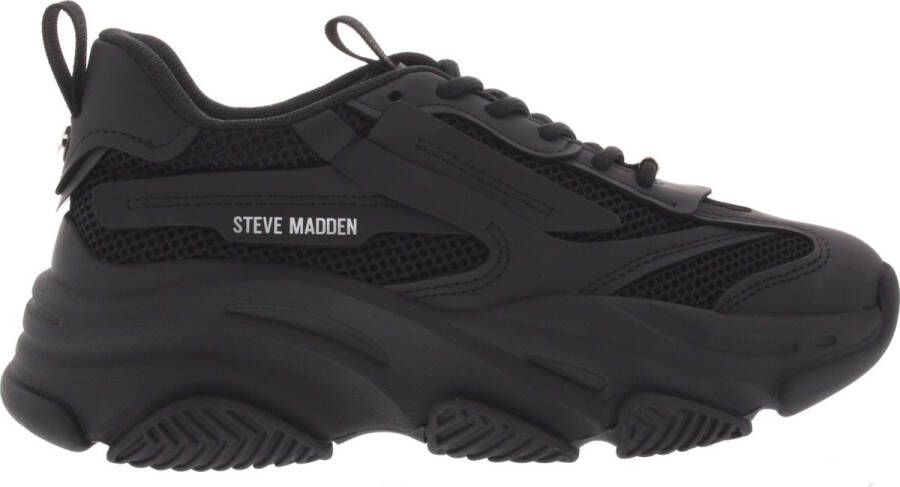 Steve Madden Possession-E Sneaker Dames Casual Schoenen Zwart Dames - Foto 4