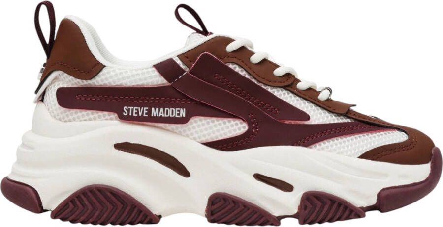 Steve Madden Dames Sneakers Wit SM19000033 WSC Possession-E