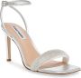 Steve Madden Zilveren Sandalen met Strass Steentjes Gray Dames - Thumbnail 1