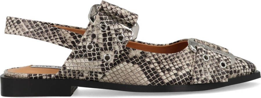Steve Madden Grand ave lt. beige snake multi bruin - Foto 2