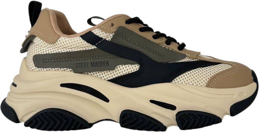 Steve Madden Heren Sneaker Bruin SM12000480 KHA Possess