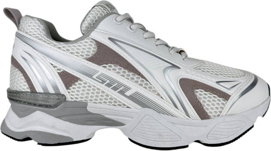 Steve Madden Heren Sneakers Wit SM12000842 002 Speedometer