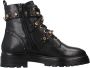 Steve Madden Indra biker boot van leer met strass - Thumbnail 1