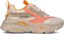 Steve Madden JPossession chunky sneakers grijs oranje Meisjes Textiel Meerkleurig 31 - Thumbnail 2