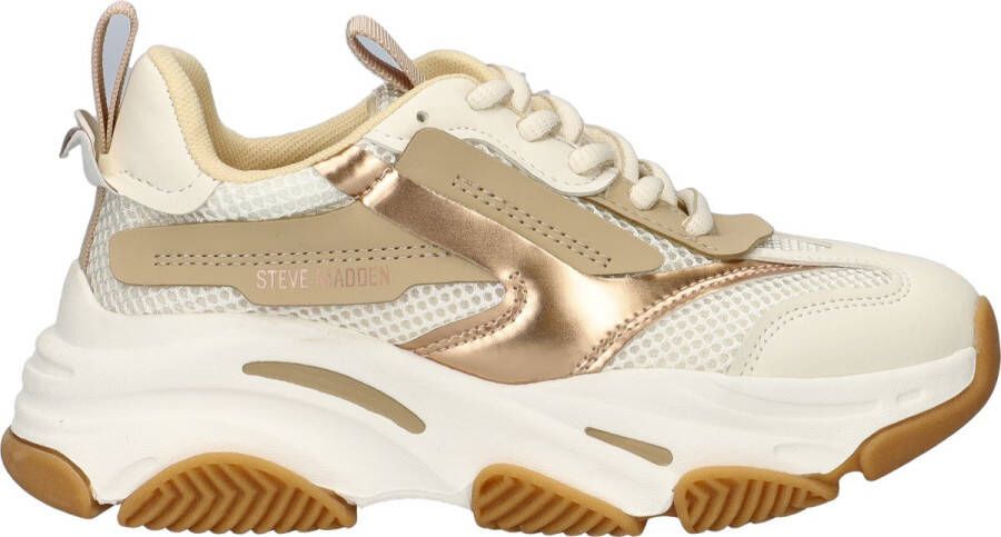 Steve Madden Meisjes Sneakers Jpossession Wit Mesh Brown Dames - Foto 2
