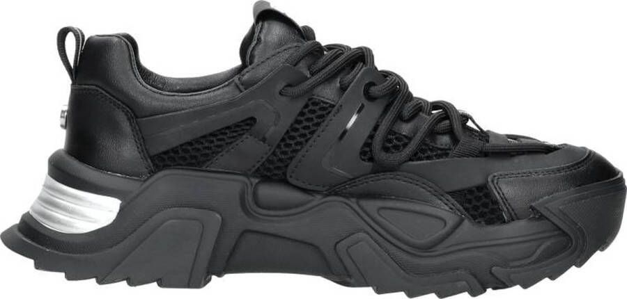 Steve Madden Stijlvolle Kingdom Sneaker voor Dames Black Dames