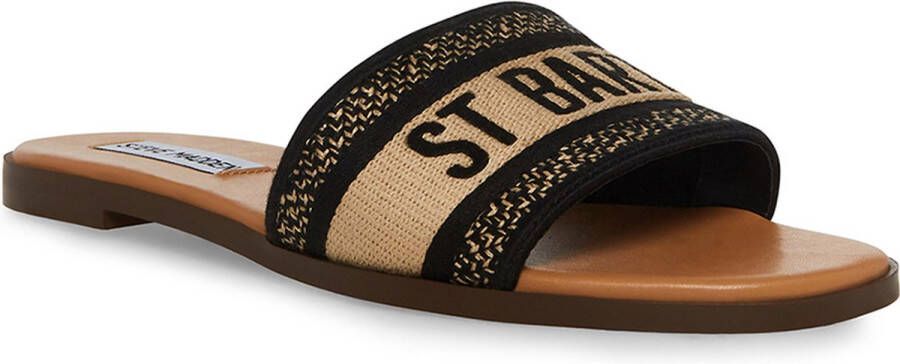 Steve Madden Knox Sandaal Stijlvolle Slippers voor de Zomer Zwart Dames