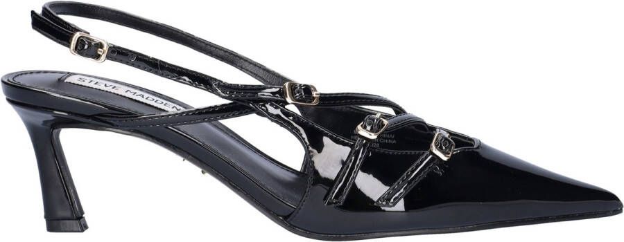 Steve Madden Liana slingback met gespdetail en lakfinish