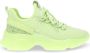 Steve Madden Maxilla-R Dames Sneaker Neon Lime Damesschoenen - Thumbnail 1