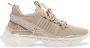 Steve Madden Roségouden Sneakers met Decoratieve Stenen Beige Dames - Thumbnail 1