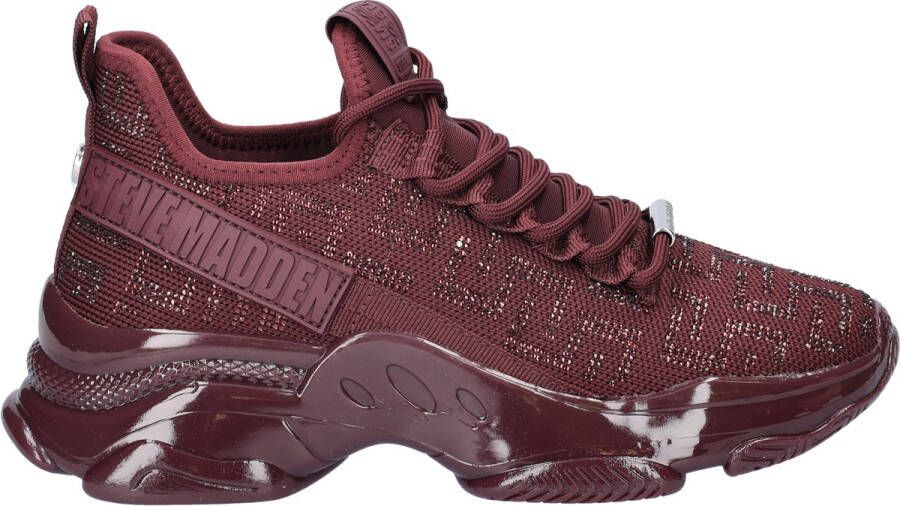 Steve Madden Maxout dames sneaker Bordo