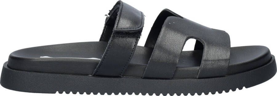 Steve Madden sandaaltjes van leer met klittenbandsluiting model 'Missile'