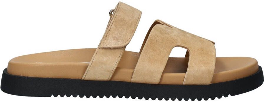 Steve Madden Leren slippers met klittenband model 'MISSILE'